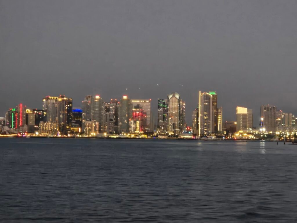 Dusk Downtown Lights