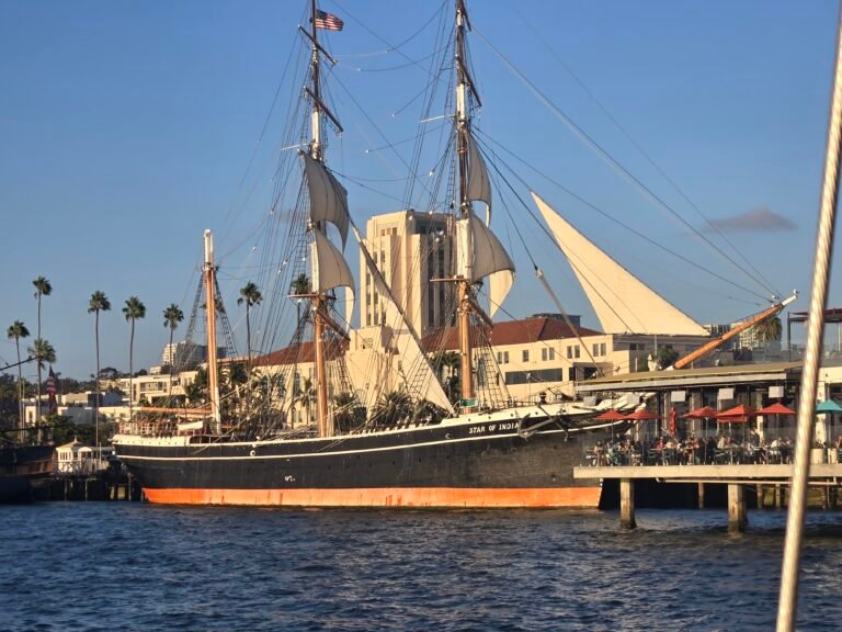 Star of India before sunset