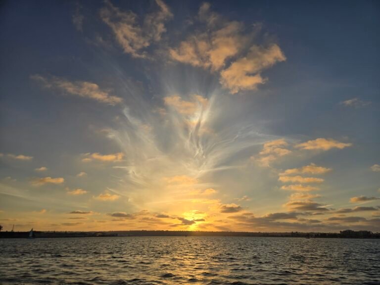Sunset over San Diego Bay
