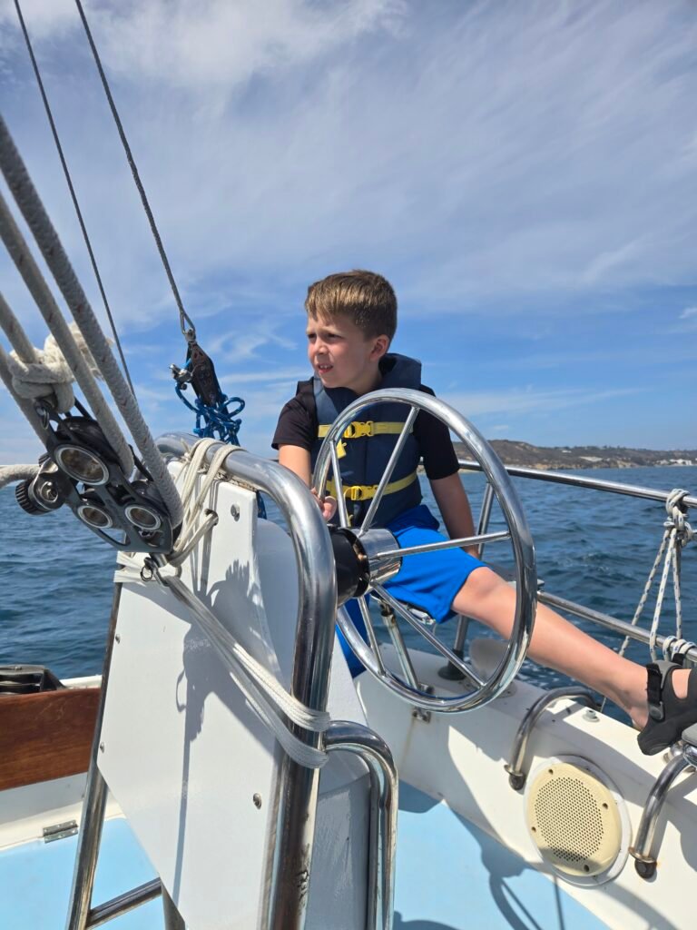 Eager to learn a young person taking the helm of Wolf
